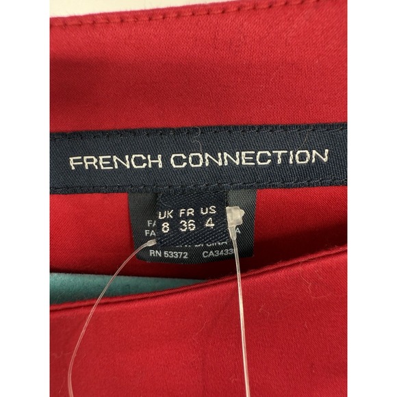 NWT French Connection Ritchie Dress Sz 4 Corpcore Office Career Event Holiday - Picture 3 of 7